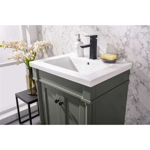 24" Pewter Green Sink Vanity - WLF9224-PG