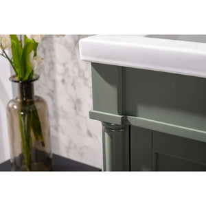 24" Pewter Green Sink Vanity - WLF9224-PG