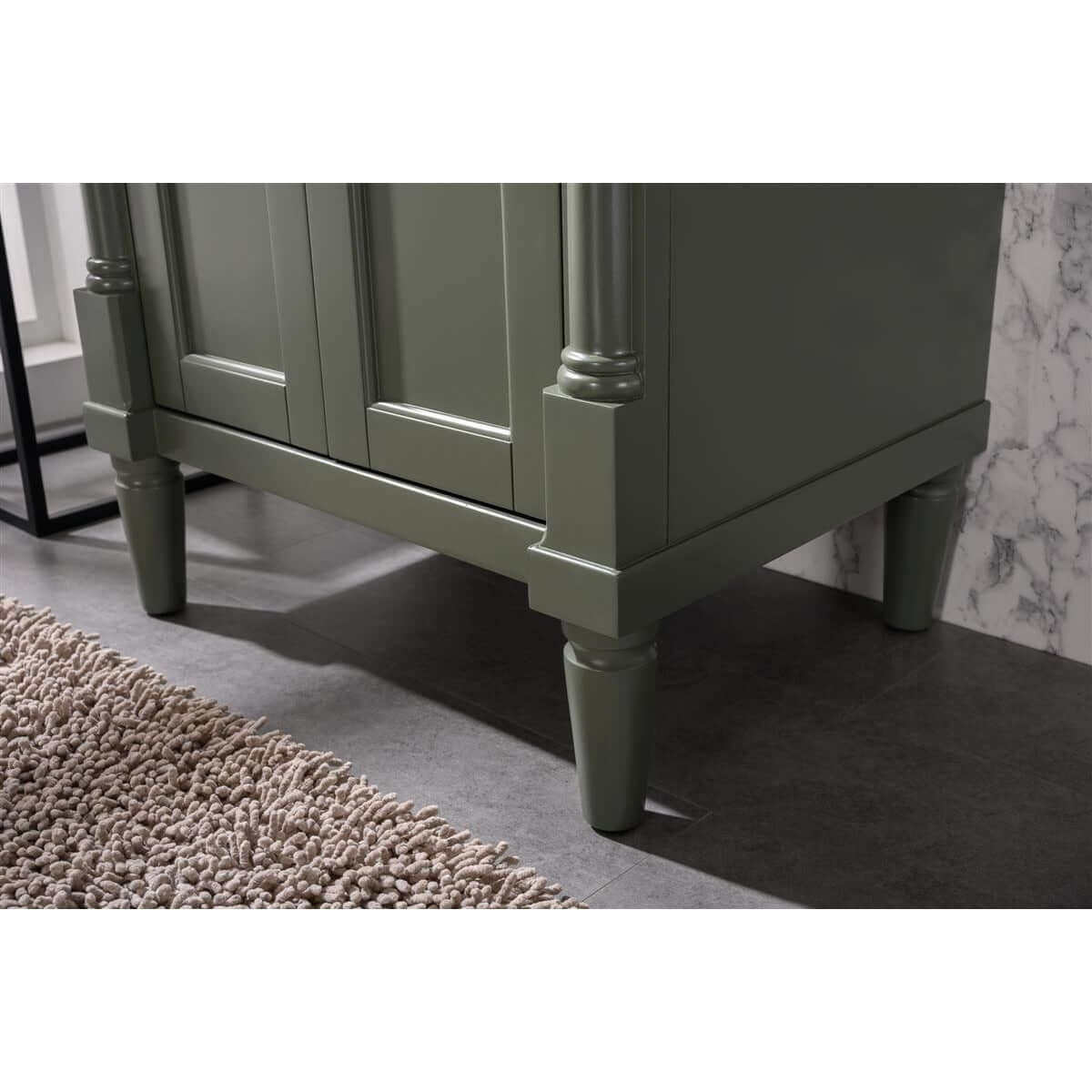 24" Pewter Green Sink Vanity - WLF9224-PG