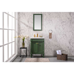 24" Pewter Green Sink Vanity - WLF9224-VG