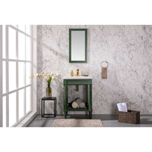 Load image into Gallery viewer, 24&quot; Pewter Green Sink Vanity - WLF9224-VG