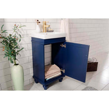 Load image into Gallery viewer, 18&quot; Blue Sink Single Vanity - WLF9318-B
