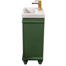 Load image into Gallery viewer, 18&quot; Vogue Green Single Sink Vanity - WLF9318-VG