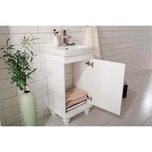 Load image into Gallery viewer, 18&quot; White Single Sink Vanity - WLF9318-W