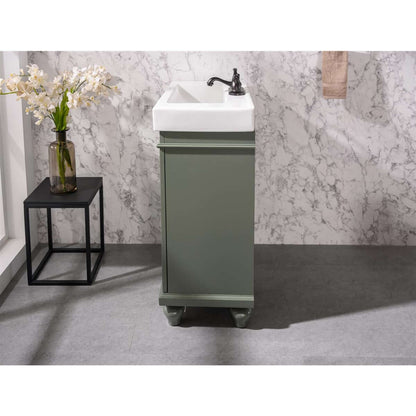 24" Pewter Green Sink Vanity - WLF9324-PG