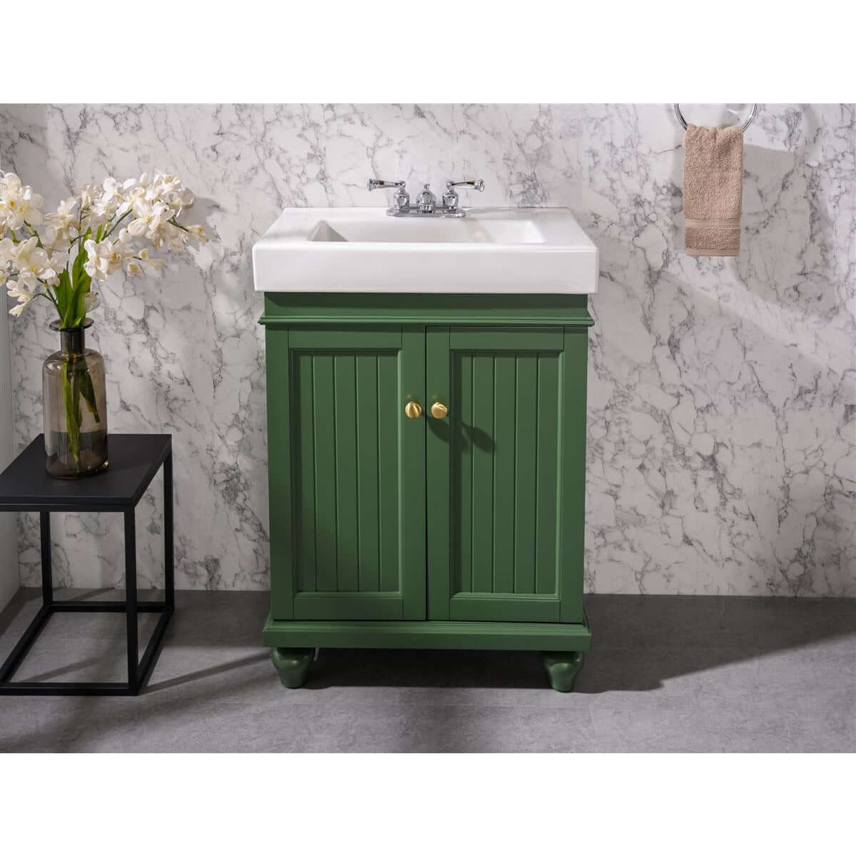 24" Vogue Green Sink Vanity - WLF9324-VG