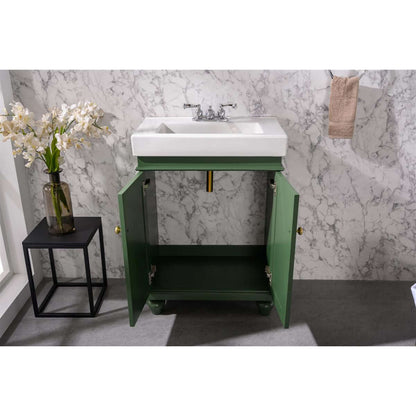 24" Vogue Green Sink Vanity - WLF9324-VG