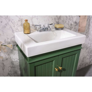24" Vogue Green Sink Vanity - WLF9324-VG