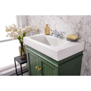 24" Vogue Green Sink Vanity - WLF9324-VG