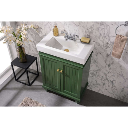 24" Vogue Green Sink Vanity - WLF9324-VG