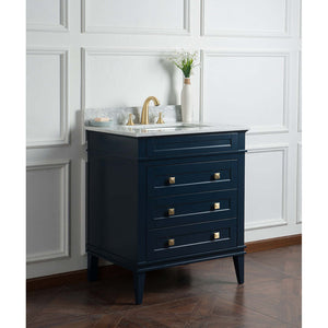 30" Solid Wood Sink Vanity With Without Faucet - WS3130-B