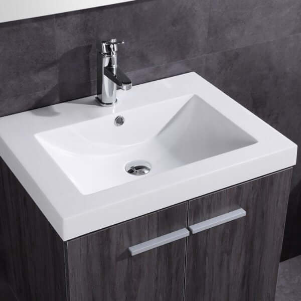 24" Bathroom Vanity without Mirror - WT5147-24-PVC