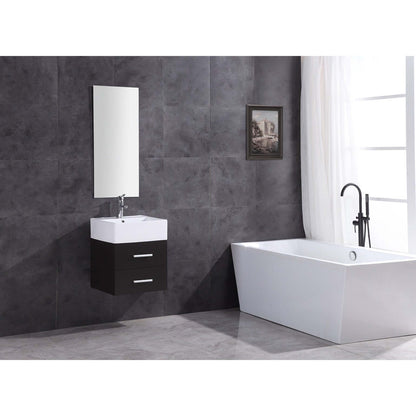 18" Bathroom Vanity Without Mirror-Pvc - WT9188-18-PVC