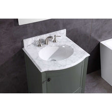 Load image into Gallery viewer, 24&quot; Pewter Green Bathroom Vanity - Pvc - WT9309-24-PG-PVC