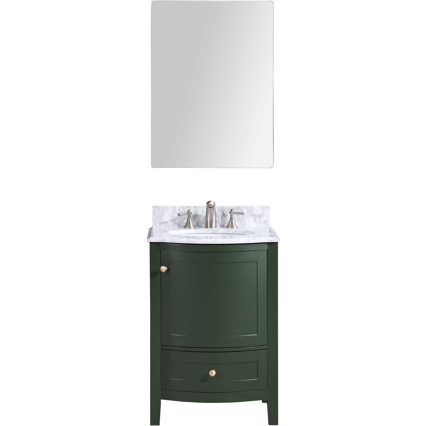 24" Vogue Green Bathroom Vanity - Pvc - WT9309-24-VG-PVC