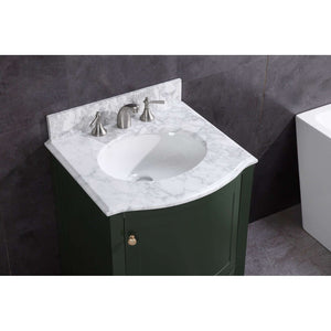 24" Vogue Green Bathroom Vanity - Pvc - WT9309-24-VG-PVC
