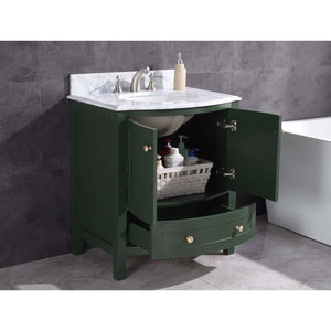 30" Vogue Green Bathroom Vanity - Pvc - WT9309-30-VG-PVC