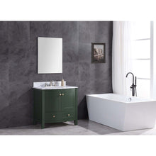 Load image into Gallery viewer, 36&quot; Vogue Green Bathroom Vanity - Pvc - WT9309-36-VG-PVC