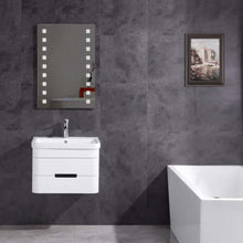Load image into Gallery viewer, 24&quot; Bathroom Vanity with Led Mirror- PVC - WT9328-24-PVC