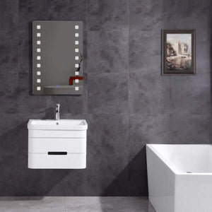 24" Bathroom Vanity with Led Mirror- PVC - WT9328-24-PVC