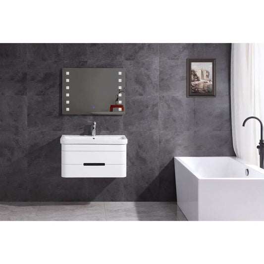 32" Bathroom Vanity With Led Mirror- Pvc - WT9328-32-PVC