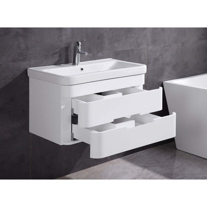 32" Bathroom Vanity With Led Mirror- Pvc - WT9328-32-PVC