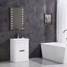 Load image into Gallery viewer, 24&quot; Bathroom Vanity with Led Mirror- PVC - WT9329-24-PVC