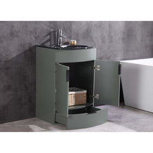 Load image into Gallery viewer, 24&quot; Pewter Green Bathroom Vanity - Pvc - WTM8130-24-PG-PVC