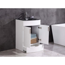 Load image into Gallery viewer, 24&quot; White Bathroom Vanity - Pvc - WTM8130-24-W-PVC