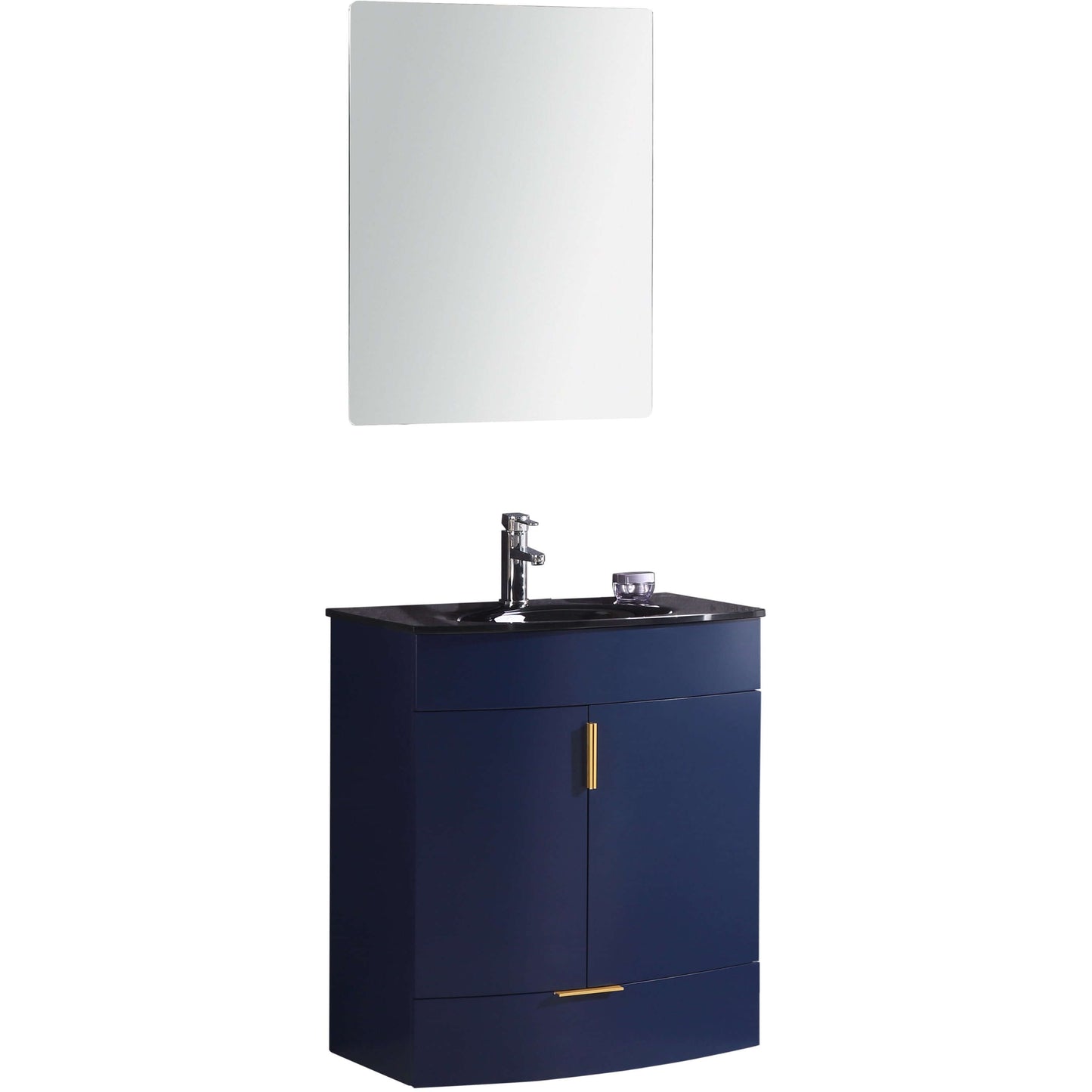 30" Blue Bathroom Vanity - Pvc - WTM8130-30-B-PVC