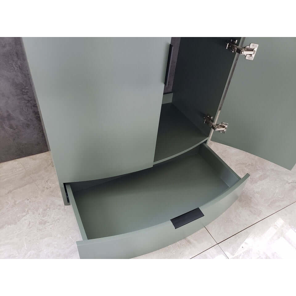 30" Pewter Green Bathroom Vanity - Pvc - WTM8130-30-PG-PVC