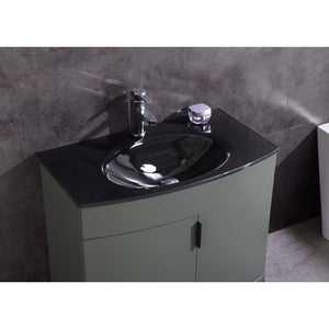 30" Pewter Green Bathroom Vanity - Pvc - WTM8130-30-PG-PVC