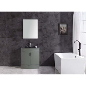 30" Pewter Green Bathroom Vanity - Pvc - WTM8130-30-PG-PVC