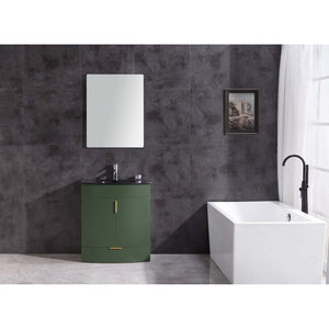 30" Vogue Green Bathroom Vanity - Pvc - WTM8130-30-VG-PVC