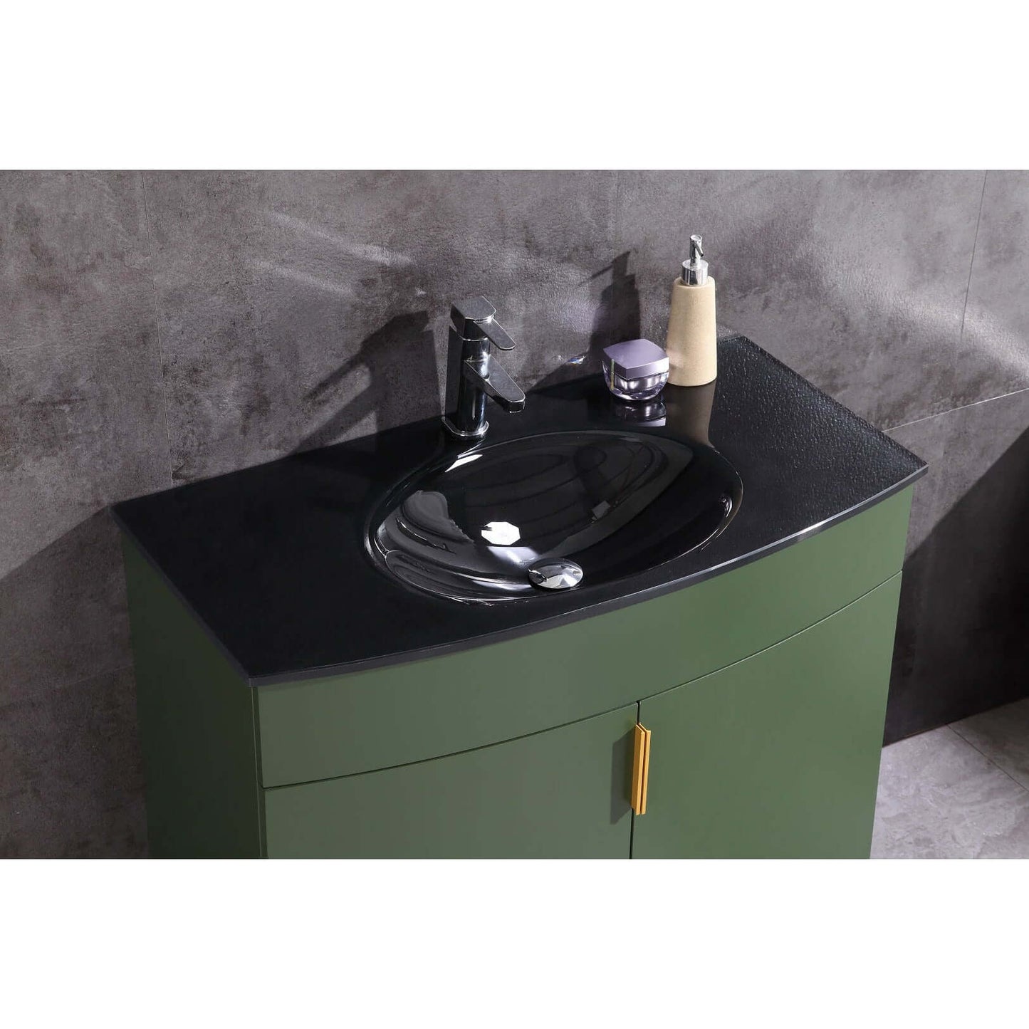 36" Vogue Green Bathroom Vanity - Pvc - WTM8130-36-VG-PVC