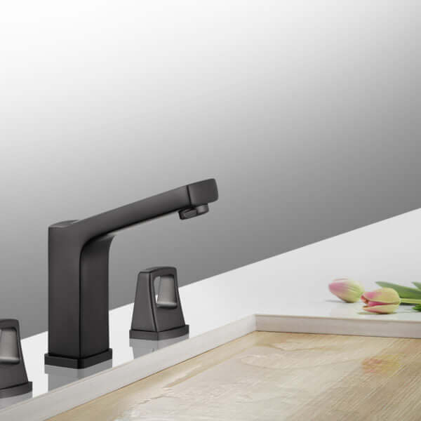 Upc Faucet With Drain-Oil Rubber Black - ZY1003-OR