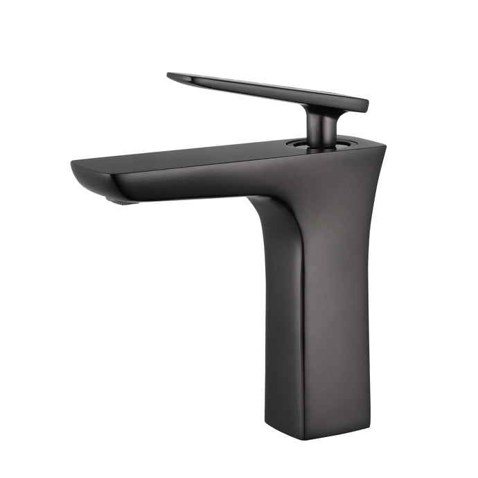 Upc Faucet With Drain-Oil Rubber Black - ZY1013-OR