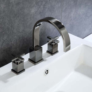 Upc Faucet With Drain-Glossy Black - ZY2511-GB