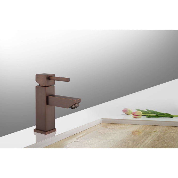 Upc Faucet With Drain-Brown Bronze - ZY6001-BB