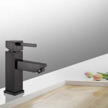 Load image into Gallery viewer, Upc Faucet With Drain-Oil Rubber Black - ZY6001-OR