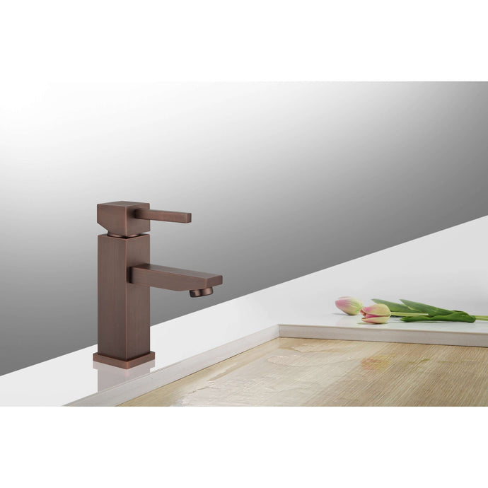 Upc Faucet With Drain-Brown Bronze - ZY6003-BB
