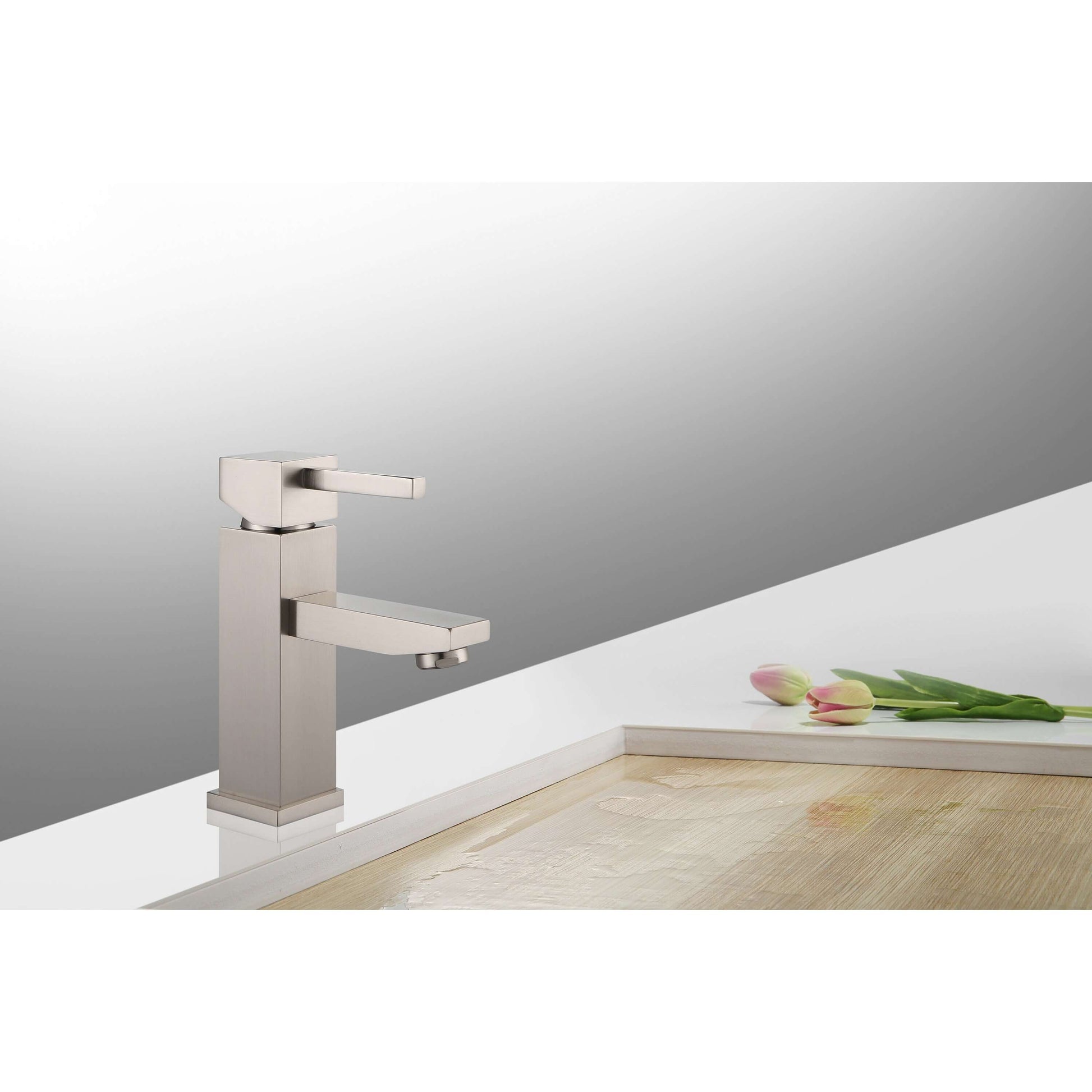 Upc Faucet With Drain-Brushed Nickel - ZY6003-BN