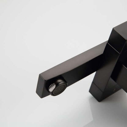 Upc Faucet With Drain-Oil Rubber Black - ZY6051-OR