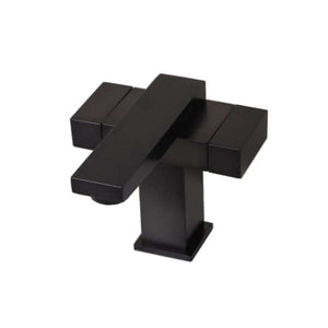 Upc Faucet With Drain-Oil Rubber Black - ZY6051-OR
