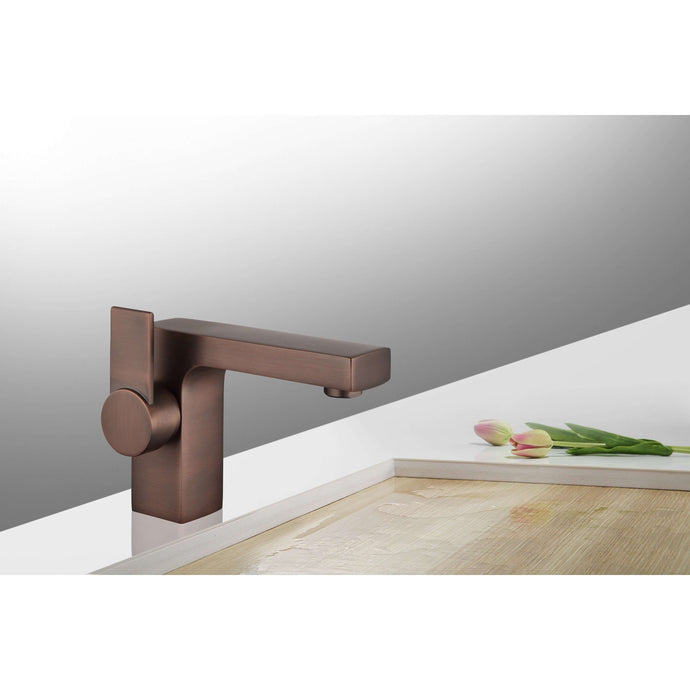Upc Faucet With Drain-Brown Bronze - ZY6053-BB