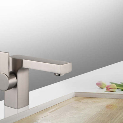 Upc Faucet With Drain-Brushed Nickel - ZY6053-BN