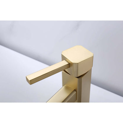 Upc Faucet With Drain-Brown Bronze Gold - ZY6301-G