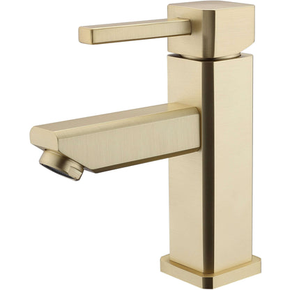 Upc Faucet With Drain-Brown Bronze Gold - ZY6301-G