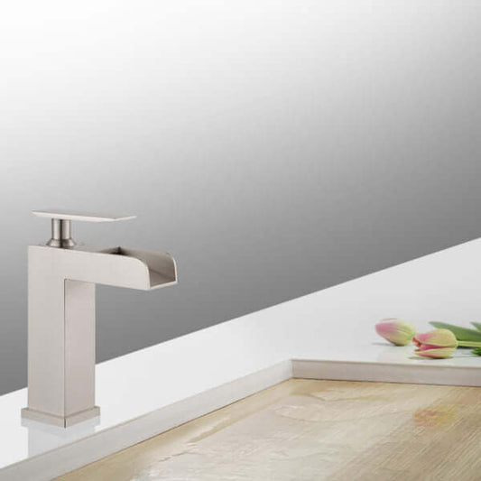 Upc Faucet With Drain-Brushed Nickel - ZY8001-BN