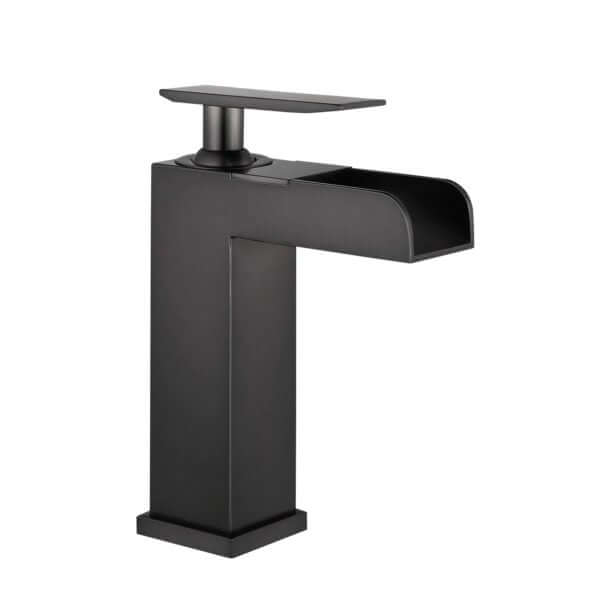 Upc Faucet With Drain-Oil Rubber Black - ZY8001-OR